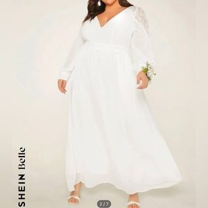 New beautiful white flowy dress